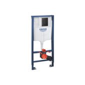 Bâti-support avec réservoir encastré Grohe Solido 3 en 1 + plaque de commande noir mat