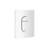 Plaque de commande ovale Grohe Arena blanc