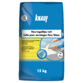 Knauf tegellijm Flex wit 15 kg