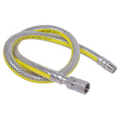 Flexible gaz naturel Sanivesk 1/2"F x 1/2"F 75 cm inox