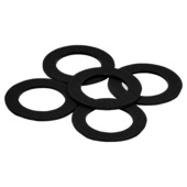 Sanivesk gummiring 3 mm 18x13 mm 1/2" 5 stuks