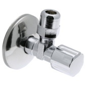 Robinet d'arrêt équerre Schell 3/8"M x 10 mm chromé