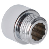 Rallonge robinet Sanivesk 1/2"F x 1/2"M 15 mm chromé