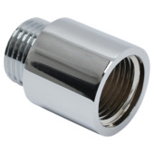 Rallonge robinet Sanivesk 1/2"F x 1/2"M 25 mm chromé