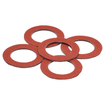 Vlakke Fiberring 1/4 Inch Set Van 25 - Tot 180°C Voor Sanitair En Verwarming