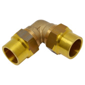 Sanivesk gas knie knelkoppeling 22x22 mm