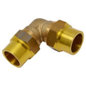 Sanivesk gas knie knelkoppeling 15x15 mm