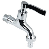 Robinet de jardin + raccord de tuyau Sanivesk design 1/2"M chromé