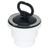 Crépine + bouchon Sanivesk 6/4" blanc