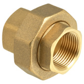 Sanivesk Draad Recht 3-delig 1/2"F x 1/2"F