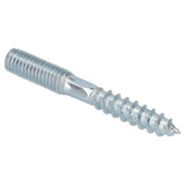 Vis à double filetage Sanivesk M8 x 80 mm 3 pièces