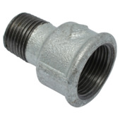 Sanivesk recht verloop draad 4/4"F x 3/4"M galva