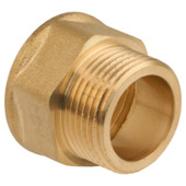 Réduction filetée Sanivesk 3/4"M x 3/4"F laiton