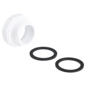 Sanivesk verloopring draad 6/4"F x 5/4"M wit