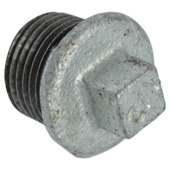 Sanivesk eindstop draad 3/4"M galva