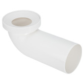 Coude de vidange wc 90° Sanivesk 90 mm blanc