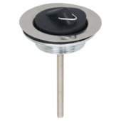 Sanivesk afvoerplug 5/4" messing