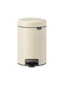 Poubelle à pédale 3 L Brabantia NewIcon soft beige