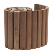 Rouleau de bordure bois dur ± 180x30 cm