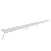 Étagère de culture pour serre Kate II blanc