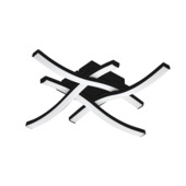 Eglo plafondlamp Cazebas 1 LED 4L zwart/wit