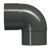 Martens bochtstuk 90 graden antraciet 80 mm