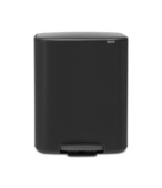 Brabantia prullenbak Bo 2x 30 L Matt Black
