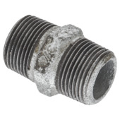 Mamelon fileté Sanivesk 3/4"M x 3/4"M galva