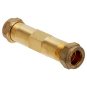 Raccord bicône droit pour réparation Sanivesk 15x15 mm cuivre