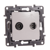 Legrand Niloé stopcontact TV/FM wit