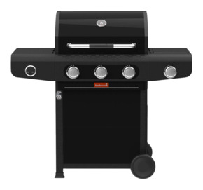 Barbecook gasbarbecue Siesta 310 Graphite staal zwart 35x43 cm