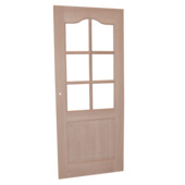 Panneau de porte intérieure vitré Tradizione M04 201,5x83 cm chêne