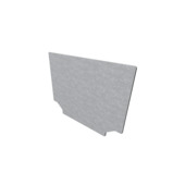 Eindplaat afvoergoot