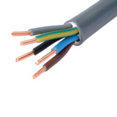Profile XVB-Cca kabel grijs 5G2,5 mm² per meter