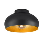 Plafonnier Eglo Mogano Ø 28 cm noir/doré
