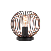 Eglo tafellamp Almanzora zwart/koper