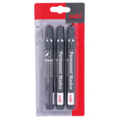 Marqueur noir Suki 2 mm 3 pièces