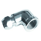 Raccord biconique équerre Van Marcke GO 1/2"Fxø10 mm chromé