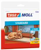 Tesa Moll tochtstrip standard I-profiel 4jr, 6m bruin