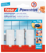 Crochet Powerstrips Tesa blanc 3 pièces