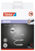 Porte-sèche-cheveux Tesa Moon aspect inox