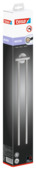 Porte-serviette 2 bras Tesa Moon flexible aspect inox