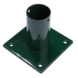 Pied de poteau rond Giardino 48 mm vert