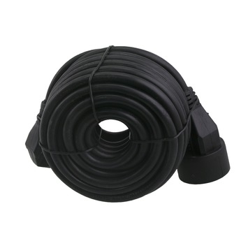 Exin verlengsnoer zwart 3x1,5mm² - lengte 10 m