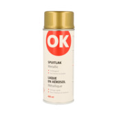 Laque en aérosol OK métallique 400 ml or