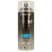 Motip Carat spuitlak zijdeglans jet black 400 ml