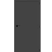 Porte intérieure tubulaire Urban 201,5x83 cm graphite