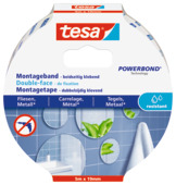 Tesa Powerbond montagetape waterproof wit 5000x19 mm