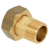 Réduction filetée Sanivesk 2 parties 3/4"M x 4/4"F laiton