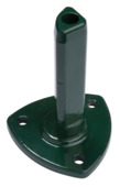 Giardino voet voor ronde tuinpaal 60 mm groen